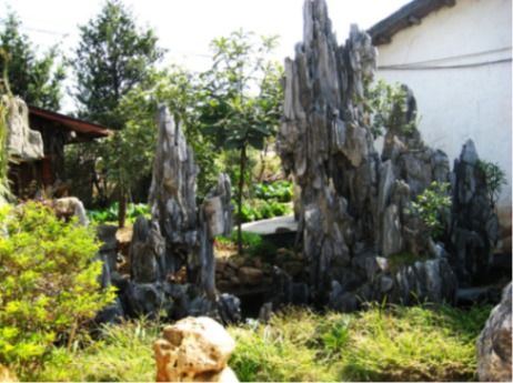 【蘭州室外園林點(diǎn)綴假山造景石】- 